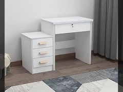 Simple Full Body Mirror Bedroom Dressing Table Cabinet โต๊ะเครื่องแป้งแต่งหน้าโรงแรม