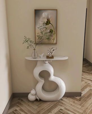 ซื้อ Modern Art Minimalist Marble Entryway โต๊ะสแตนเลสไม้ online manufacture