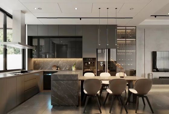 ซื้อ ชุดโต๊ะรับประทานอาหารหินอ่อนแบบกำหนดเอง Hotel Modern Restaurant Banquette Seating online manufacture