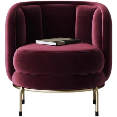 ซื้อ เฟอร์นิเจอร์ห้องนอนโรงแรมกำมะหยี่หรูหราเก้าอี้รับประทานอาหาร Fuchsia Solo online manufacture