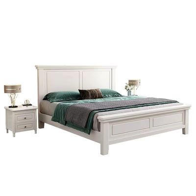 ซื้อ White Blue Modern Hotel ห้องนอนเฟอร์นิเจอร์เตียงขนาดคิงไซส์แบบกำหนดเอง online manufacture