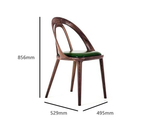 ซื้อ เก้าอี้อาหารแบบนอร์ดิก วอลนาท สีดํา online manufacture
