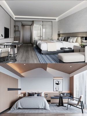ราคาดี โรงแรมหลายประเภท ห้องพักเดลคัส เฟอร์นิเจอร์ห้องนอน สีเบา ออนไลน์
