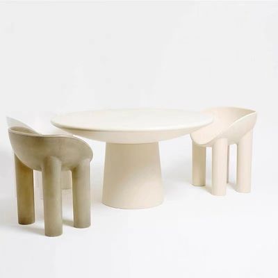 ซื้อ Art Elephant Legs โรงแรม โต๊ะกาแฟ ไฟเบอร์กล๊าส โต๊ะอาหารกลมเรียบง่าย online manufacture