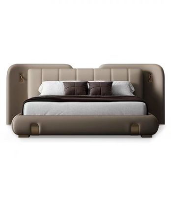 Custom Leather Luxury Bed Master 1.8 OAK PINE ห้องนอนเตียงคิงไซส์