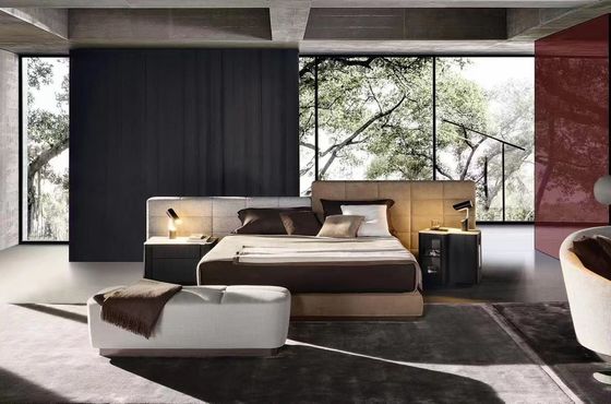 เฟอร์นิเจอร์ภายในห้องนอนที่หรูหราเฟอร์นิเจอร์โครงการโรงแรมที่กำหนดเอง OEM ODM