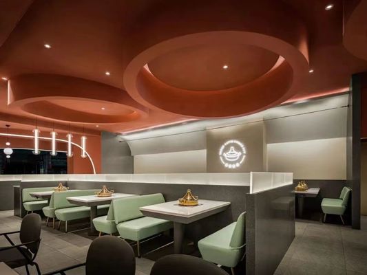 Leather Modern Restaurant Booth Seating Sofa ODM OEM Modern Banquette Seating