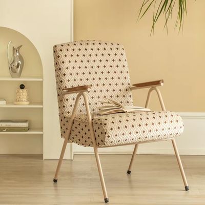 วรรณกรรม Star Spot Velvet Accent Chair Hotel Home Coffee Shop เก้าอี้รับประทานอาหารผ้า