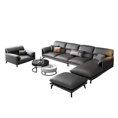 โซฟาเข้ามุมผ้านอร์ดิกสุดหรู Hotel Home Modern L Shaped