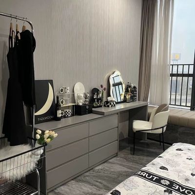 Rock Plate Modern โต๊ะเครื่องแป้งหรูหราพร้อมลิ้นชักห้องนอนโรงแรม