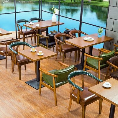 เฟอร์นิเจอร์สั่งทำพิเศษ เก้าอี้ไม้สีเขียว คาเฟ่ ลอฟท์ โต๊ะ โรงแรม ร้านอาหาร งานเลี้ยง