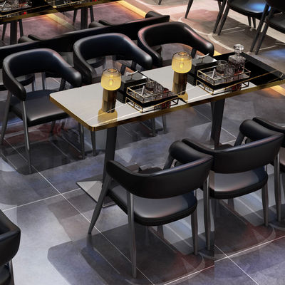 Modern Hotel Restaurant Table And Chair Set Bar Sofa Set